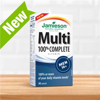 【加拿大直邮】健美生/Jamieson  50岁以上男士多维矿物质片 90粒 