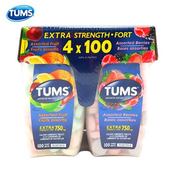 【加拿大直邮】TUMS孕妇老人防胃酸咀嚼钙片