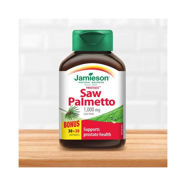 【加拿大直邮】健美生/Jamieson  美洲蒲葵锯棕榈软胶囊60粒