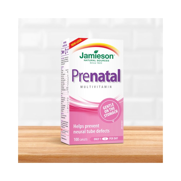 【加拿大直邮】健美生/Jamieson 孕妇综合维生素100粒 含叶酸100粒