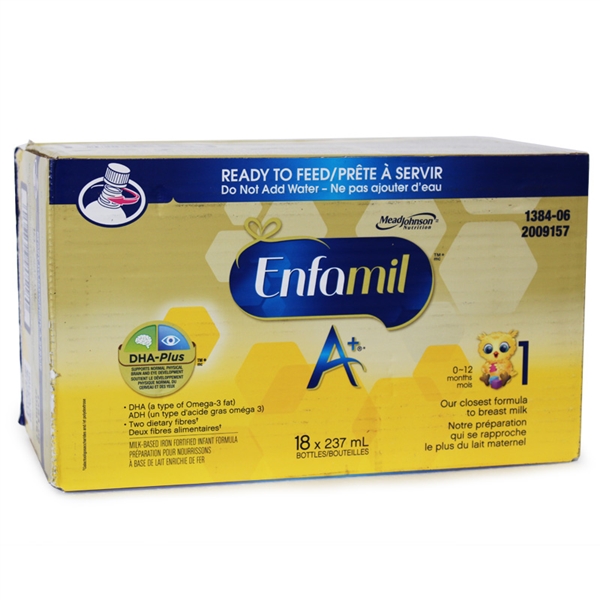 【加拿大直邮】美赞臣enfamil A+ 即喝型液体奶一段18瓶