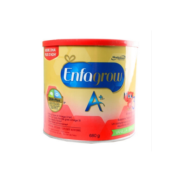 【加拿大直邮】美赞臣3段 Enfagrow A+奶粉 680g 香草味 三段2罐装