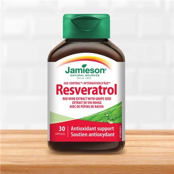 【加拿大直邮】健美生/Jamieson  红酒提取物和葡萄籽浓缩复合胶囊