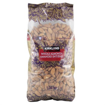 【加拿大直邮】可兰 Kirkland Signature  加拿大 杏仁/巴旦木扁桃仁 1.36kg 