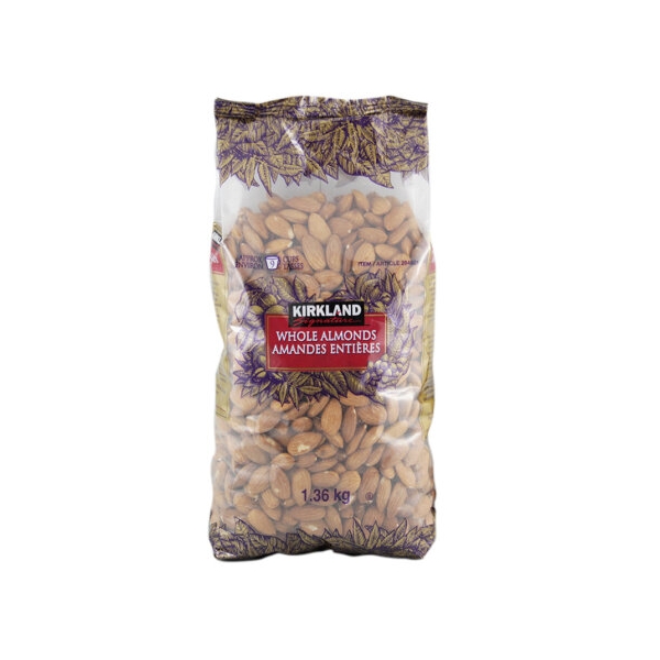 【加拿大直邮】可兰 Kirkland Signature  加拿大 杏仁/巴旦木扁桃仁 1.36kg 