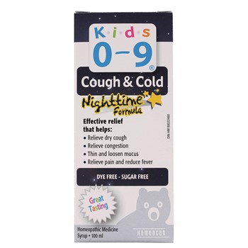 【加拿大直邮】天然顺势Homeocan 0-9岁儿童植物咳嗽糖浆 夜用