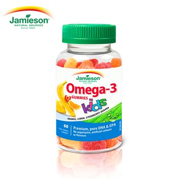 【加拿大直邮】健美生/Jamieson 儿童鱼油omega-3水果味软糖