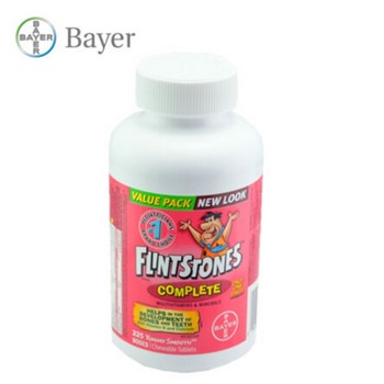 【加拿大直邮】Bayer Flint拜耳儿童复合维生素矿物质咀嚼片