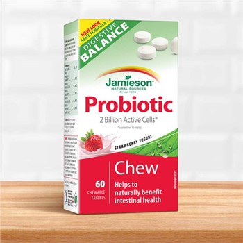 【加拿大直邮】健美生/Jamieson  儿童益生菌咀嚼片（草莓味）