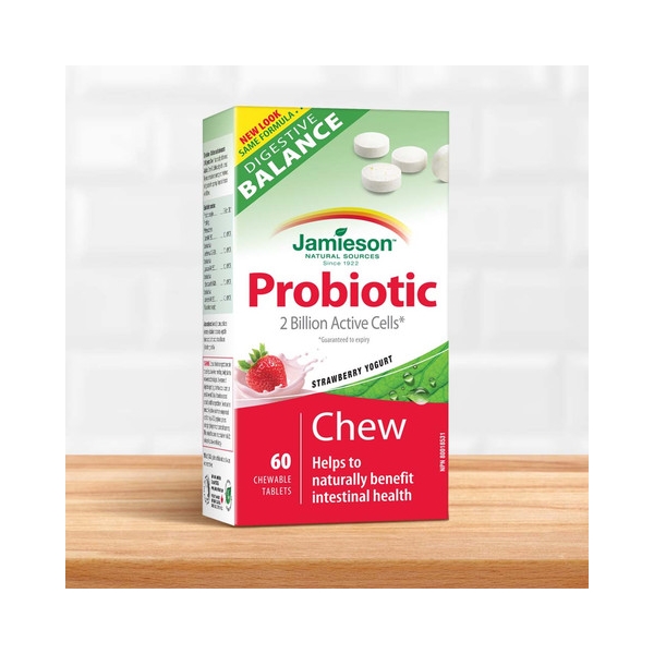 【加拿大直邮】健美生/Jamieson  儿童益生菌咀嚼片（草莓味）