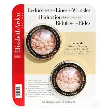 【加拿大直邮】雅顿Elizabeth Arden 时空复合面部精华胶囊2盒*60粒