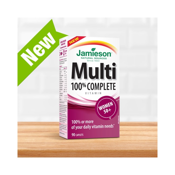 【加拿大直邮】健美生/Jamieson  50岁以上女士多维矿物质片 90粒 