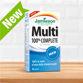 【加拿大直邮】健美生/Jamieson  男士多种维生素及矿物质片 90粒 