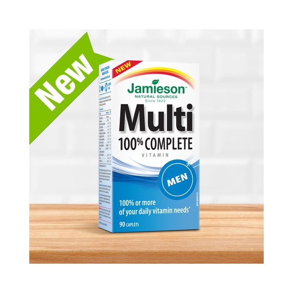 【加拿大直邮】健美生/Jamieson  男士多种维生素及矿物质片 90粒 