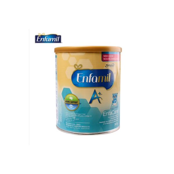 【加拿大直邮】美赞臣enfamilA+ 早产儿婴儿低体重 宝宝奶粉1段363g 一段1罐装