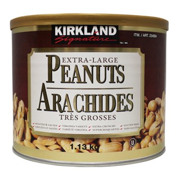 【加拿大直邮】可兰 Kirkland Signature 盐焗花生  1.13kg