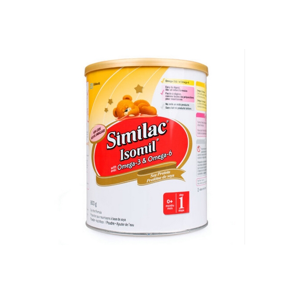 【加拿大直邮】雅培Similac Isomil 大豆蛋白奶粉 1段