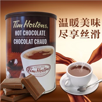 【加拿大直邮】Tim Hortons热巧克力粉冲饮 可可粉 500克