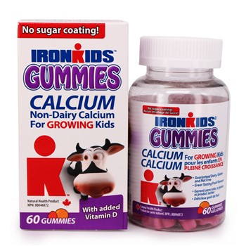 【加拿大直邮】小铁人Ironkids 钙 软糖 60粒