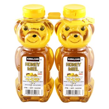 【加拿大直邮】可兰 Kirkland Signature天然小熊蜂蜜 2*750g