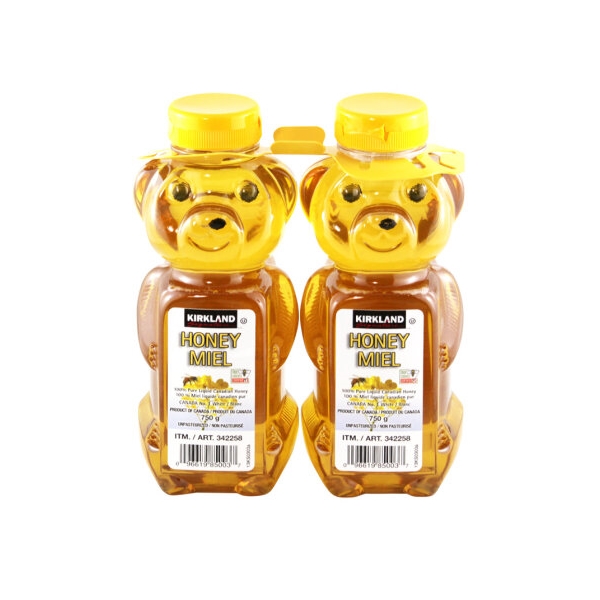 【加拿大直邮】可兰 Kirkland Signature天然小熊蜂蜜 2*750g