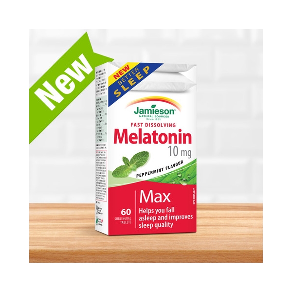 【加拿大直邮】健美生/Jamieson   褪黑素营养释缓片 10mg