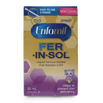 【加拿大直邮】美赞臣Enfamil Fer-In-Sol 婴儿补铁滴剂