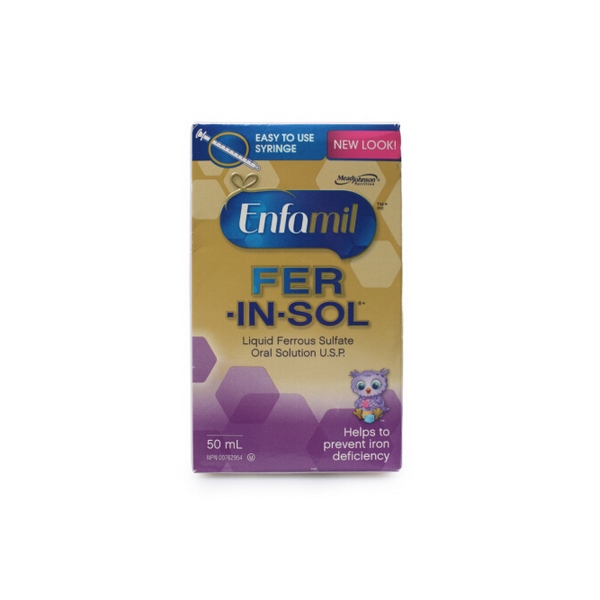 【加拿大直邮】美赞臣Enfamil Fer-In-Sol 婴儿补铁滴剂