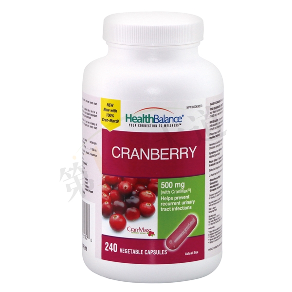Health Balance 蔓越莓浓缩精华胶囊 一瓶 （240粒）