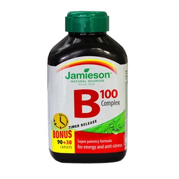 【加拿大直邮】健美生/Jamieson  维生素B100   长效缓释片