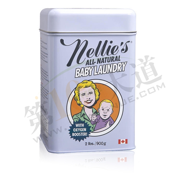 【加拿大直邮】Nellie's 内利婴幼儿纯天然洗衣粉 900克