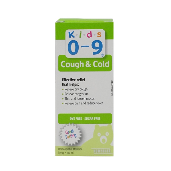 【加拿大直邮】天然顺势Homeocan 0-9岁儿童植物咳嗽糖浆日用