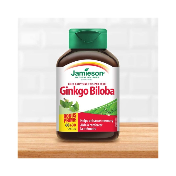 【加拿大直邮】健美生/Jamieson  银杏叶Ginkgo浓缩精华胶囊