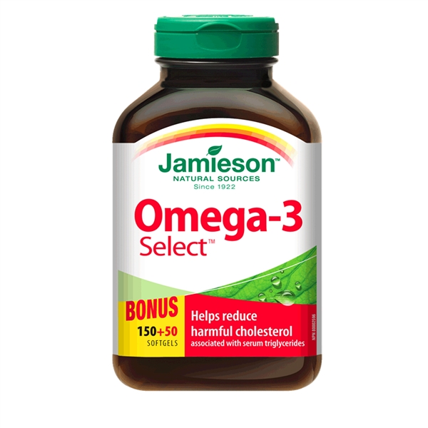 【加拿大直邮】健美生/Jamieson  高浓缩Omega-3鱼油