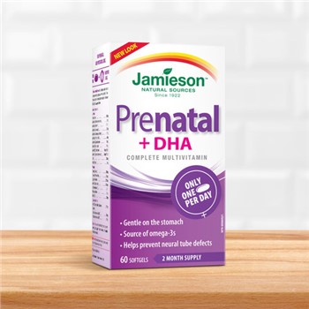 【加拿大直邮】健美生/Jamieson 孕妇综合维生素+鱼油DHA复合软胶囊