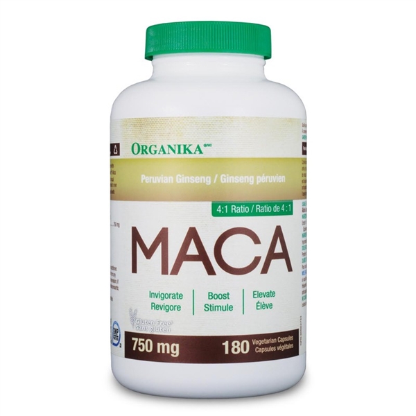 【加拿大直邮】ORGANIKA玛卡胶囊  750mg  180粒